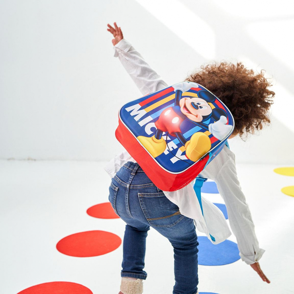 Rucsac Mickey Mouse 3D cu luminite, 25x31x10 cm [5]