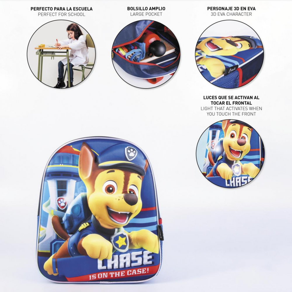 Cerda-Rucsac Paw Patrol 3D cu luminite, 25x31x10 cm [3]