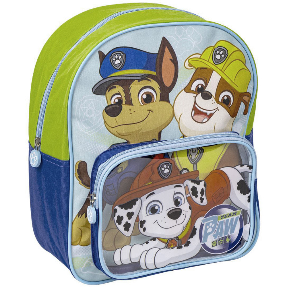 Rucsac Paw Patrol cu buzunar transparent, 25x30x12 cm [1]
