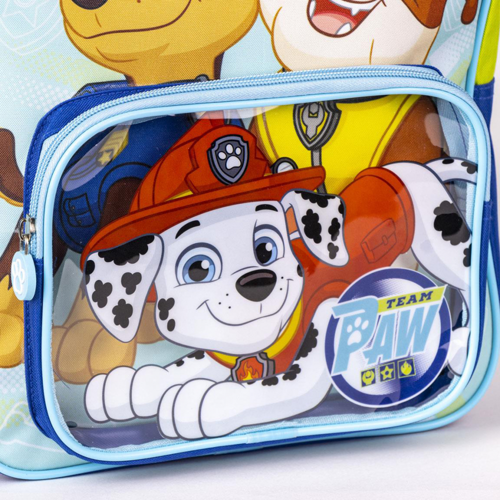 Rucsac Paw Patrol cu buzunar transparent, 25x30x12 cm [4]