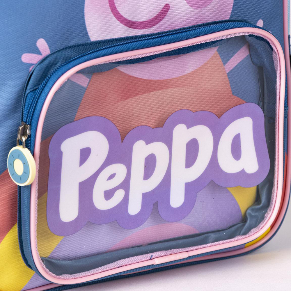Cerda-Rucsac Peppa Pig cu buzunar transparent, 25x30x12 cm [5]