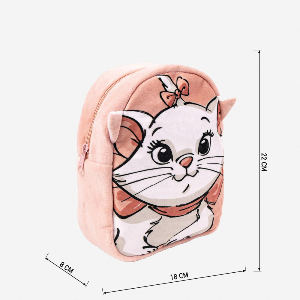 Rucsac plusat Disney Marie, 18x22x8 cm [3]