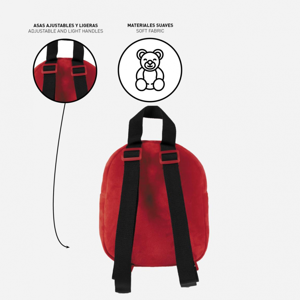 Cerda-Rucsac plusat Mickey Mouse, 18x22x8 cm [2]