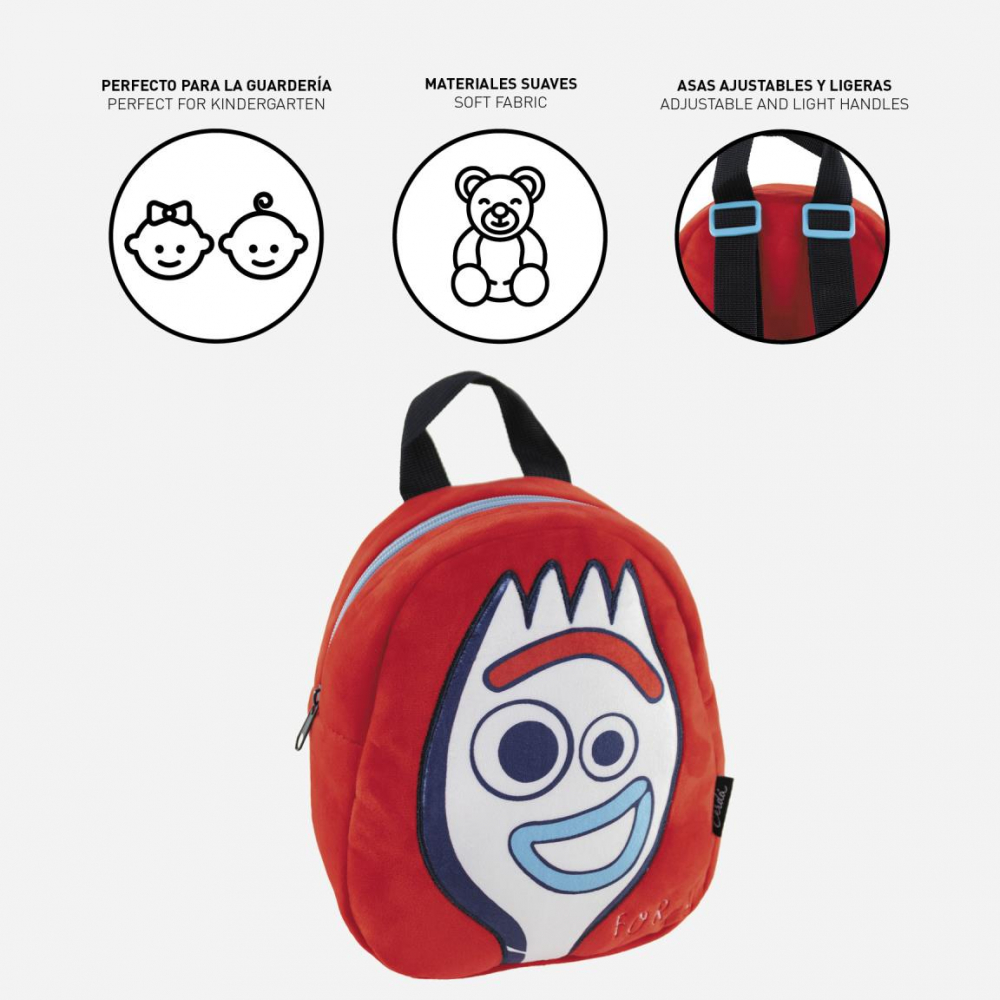 Cerda-Rucsac plusat Toy Story Forky, 18x22x8 cm [2]