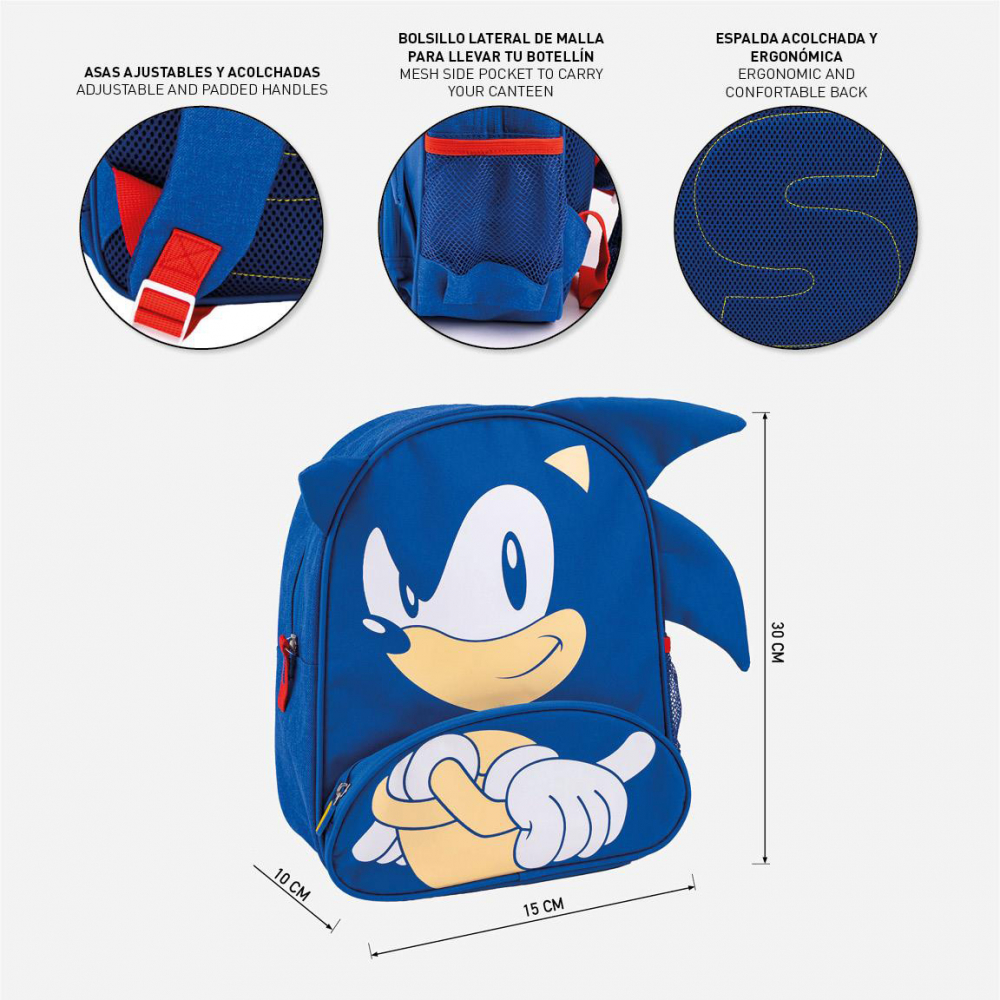Cerda-Rucsac Sonic cu buzunar frontal, 25x30x10 cm [7]