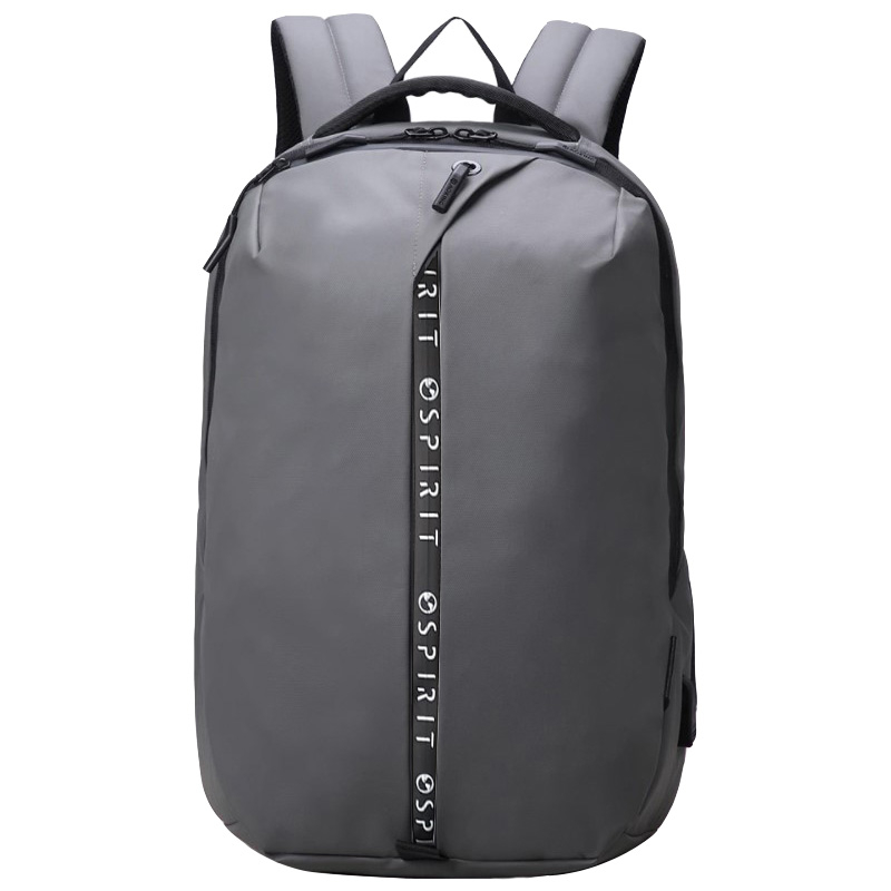 Rucsac Spirit Tech Shell, buzunar laptop,port USB, Gri, 48x31x20 cm [1]