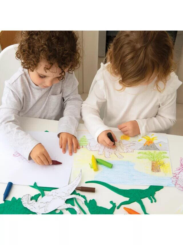 Galt-Sabloane pentru desen - Dinozauri [3]
