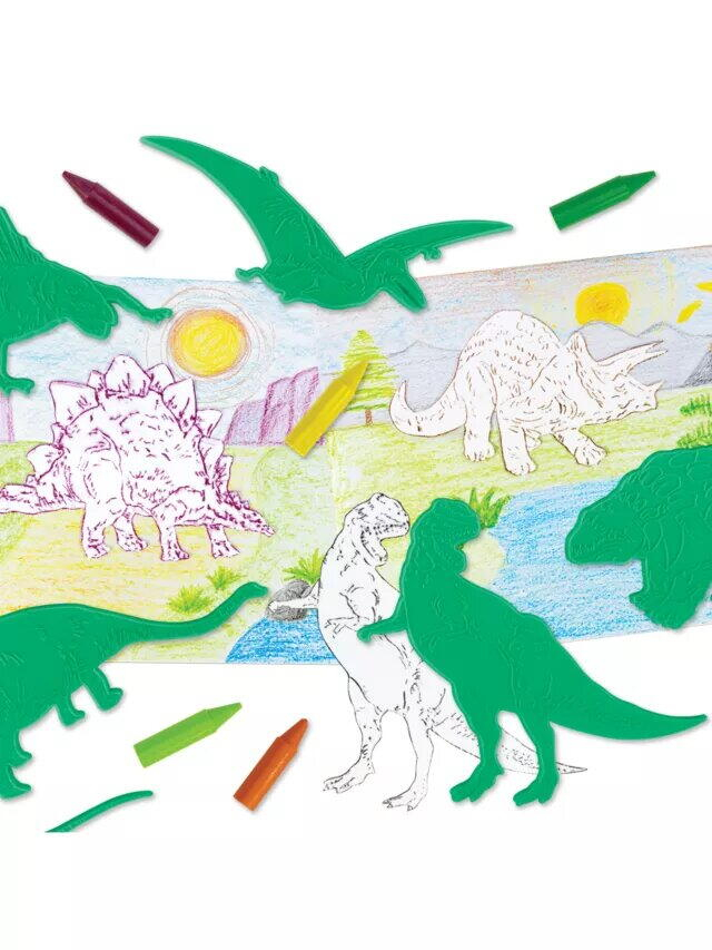 Galt-Sabloane pentru desen - Dinozauri [4]
