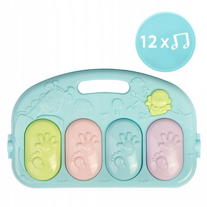 Salteluta de joaca cu pian Ricokids 7314 - Albastru [2]