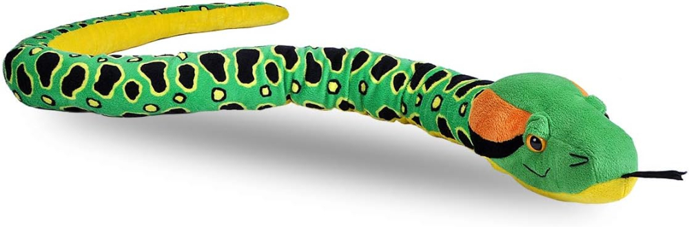 Sarpe ANACONDA verde inchis- Jucarie Plus Wild Republic 137 cm [3]