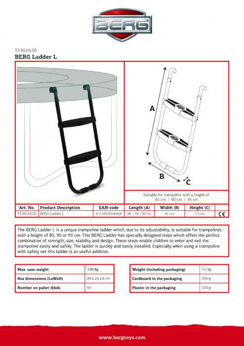 Berg Toys-Scara forma L pentru trambulina [6]