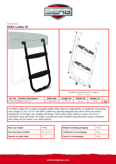 Berg Toys-Scara forma M pentru trambulina [8]