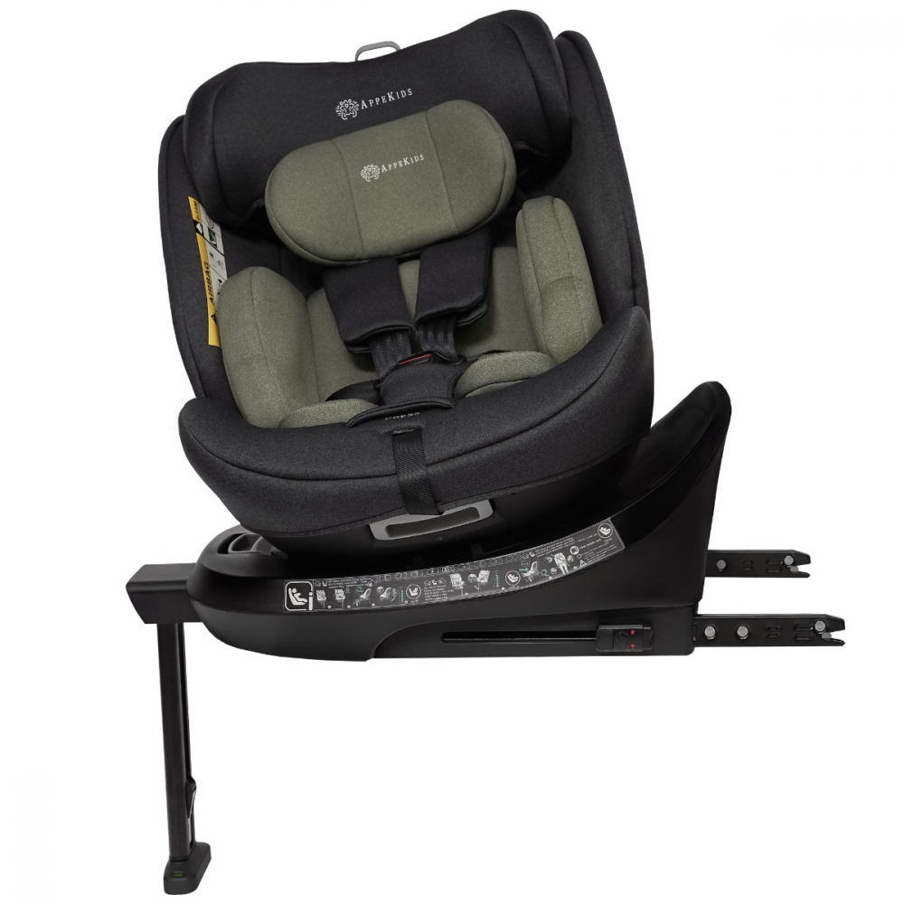 Scaun auto Appekids, I-SIZE, 40-150 cm, Rear Facing 360°, Pro Confort - Green [1]