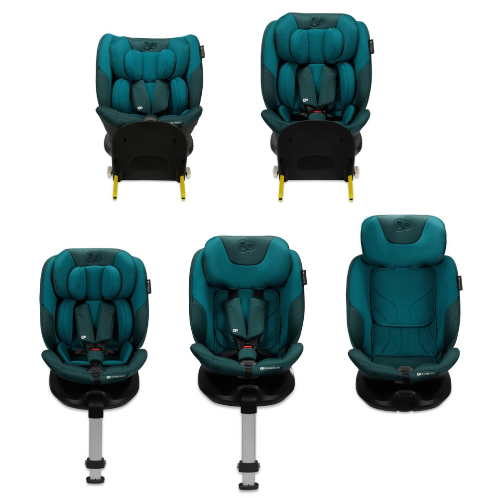 Kinderkraft-Scaun Auto Kinderkraft I-Fix, I-Size 40-150 Cm, Harbor Blue [12]