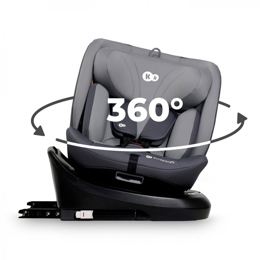 Scaun Auto Kinderkraft I-Grow I-Size 40-150 Cm, Grey [8]