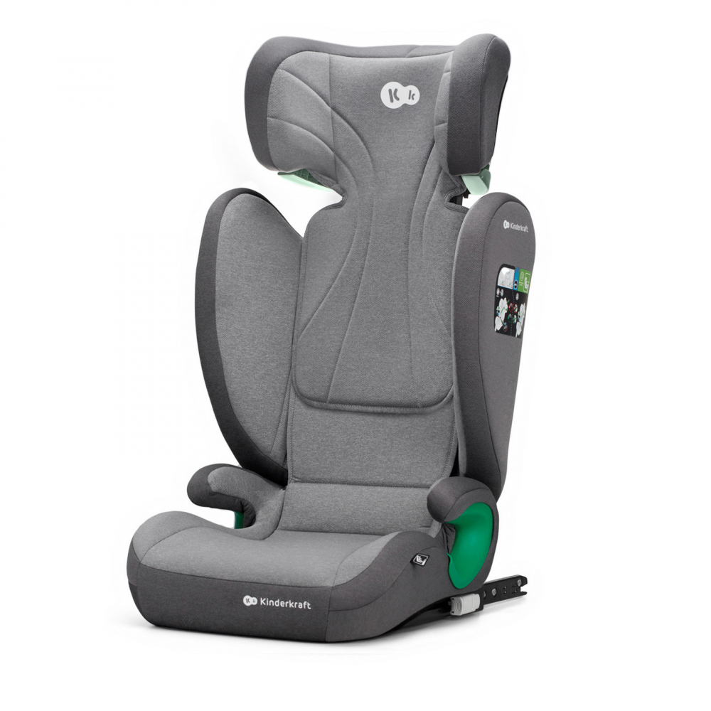 Scaun Auto Kinderkraft Junior Fix2 I-Size, 100-150 Cm, Rocket Grey [7]