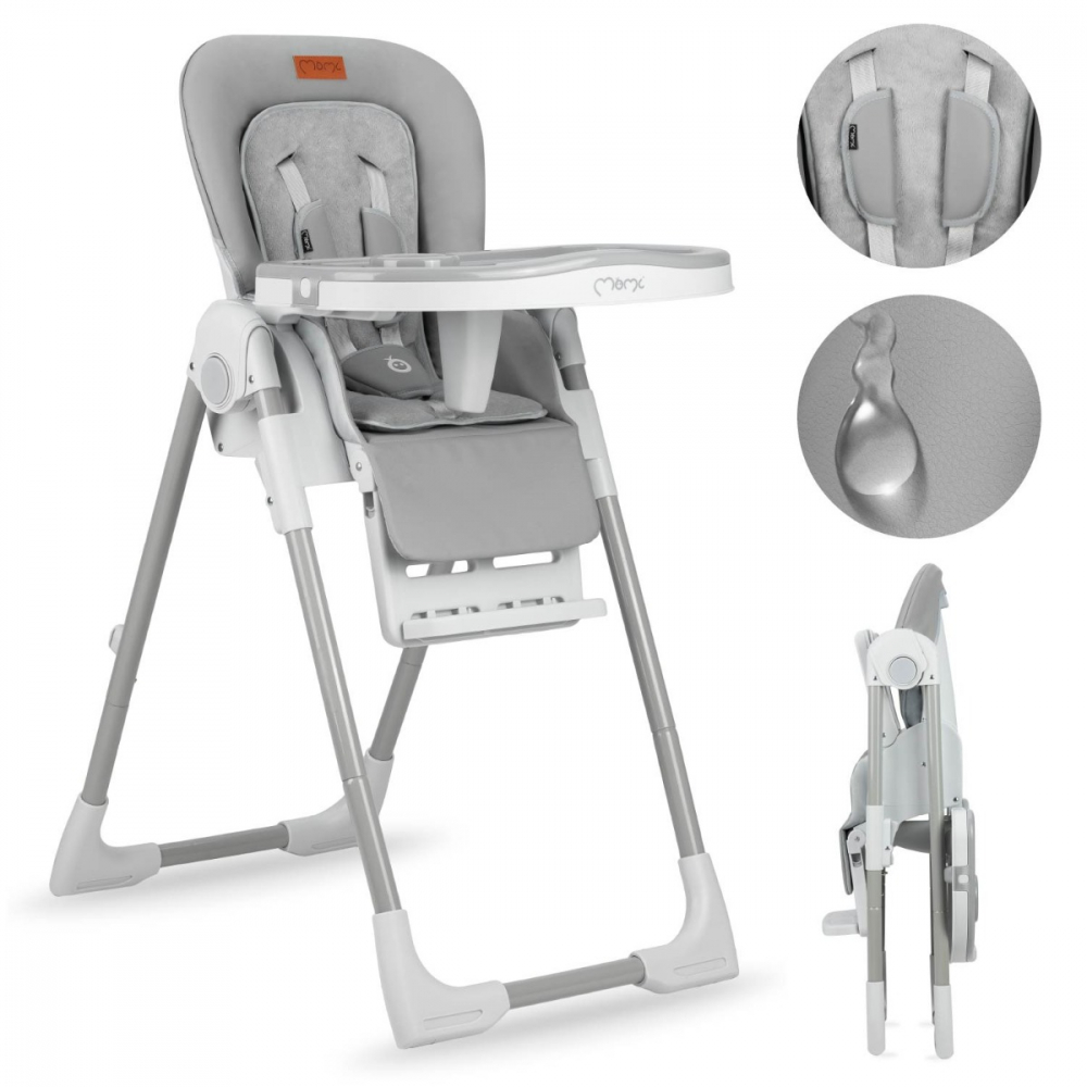 Scaun de masa Gwaju, Momi, Light Grey [2]