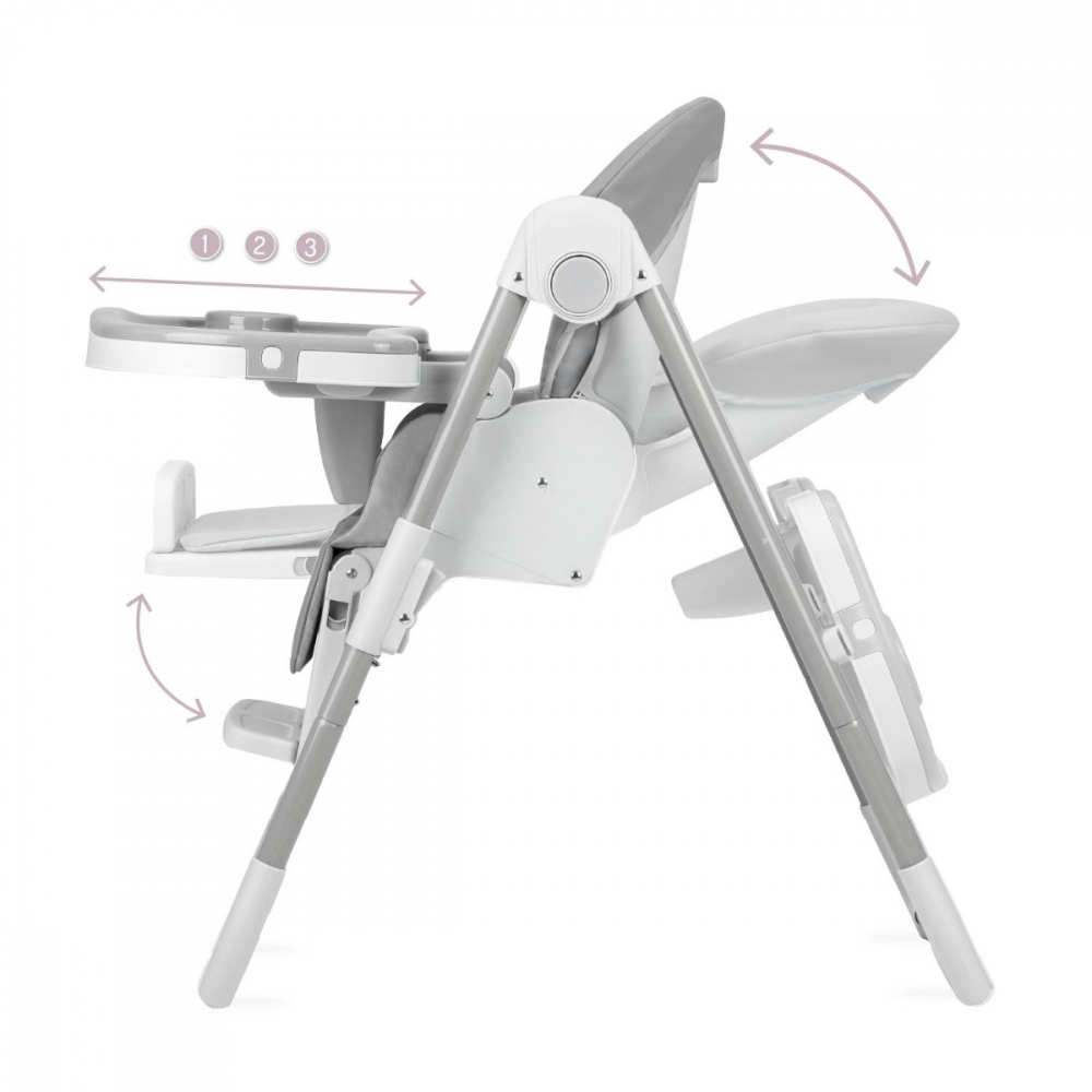 Scaun de masa Gwaju, Momi, Light Grey [4]