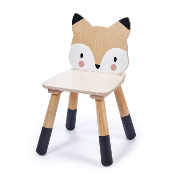 Scaunel Vulpita, din lemn premium - Forest Fox Chair - Tender Leaf Toys [1]