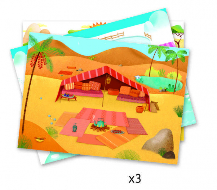 Djeco-Set-abtibilduri-razuibile-Tematica-Savana [2]