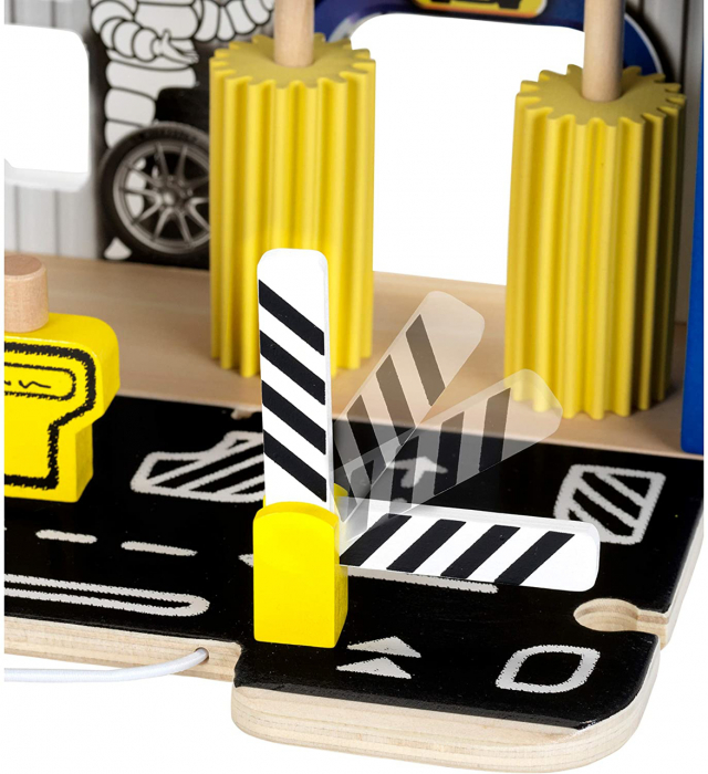 Klein-Service-masini-cu-spalatorie-Michelin-Joc-de-rol-din-lemn [4]