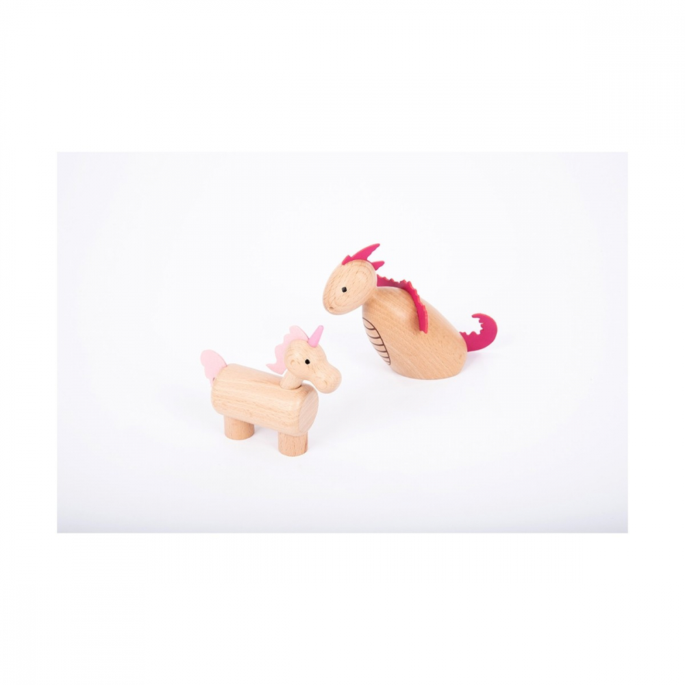 Set 10 figurine din lemn Lumea Basmelor [3]