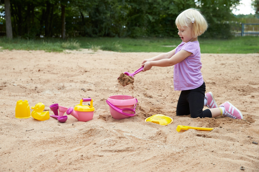 Set 10 piese nisip, Lena, 2 ANI+, Multicolor [3]