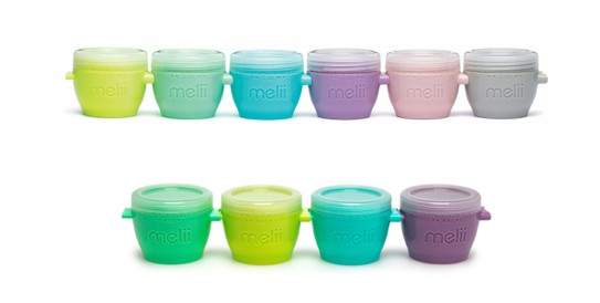 Set 10 Recipiente Snap&Go, Melii, 6*59 Ml + 4*118 Ml [8]