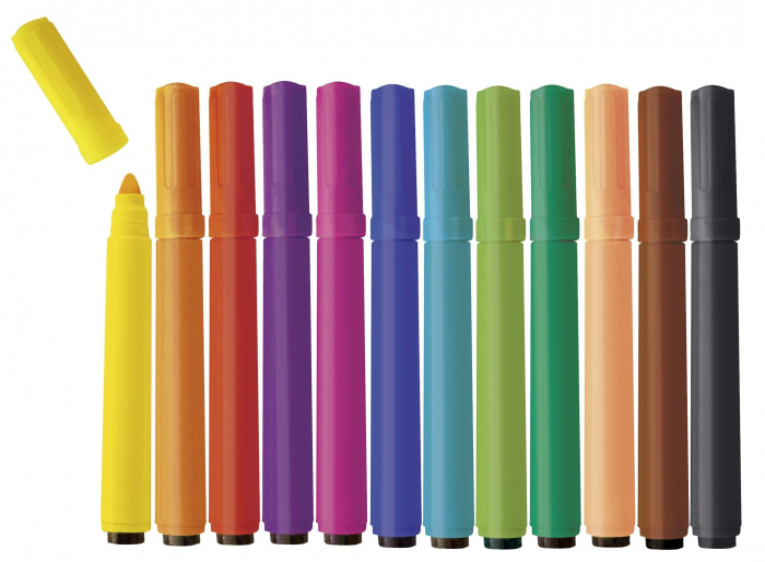 Playbox Set 12 Carioci colorate cu varful gros [2]