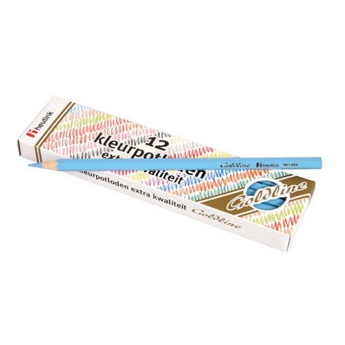 Set 12 creioane colorate Goldline 3.7 mm Bleu - Heutink [1]