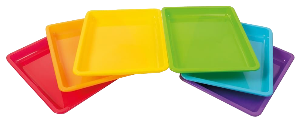 PLAYBOX-Set 12 tavi colorate multifunctionale 28 x 22 x 3 cm, pentru gradinita si scoala [1]