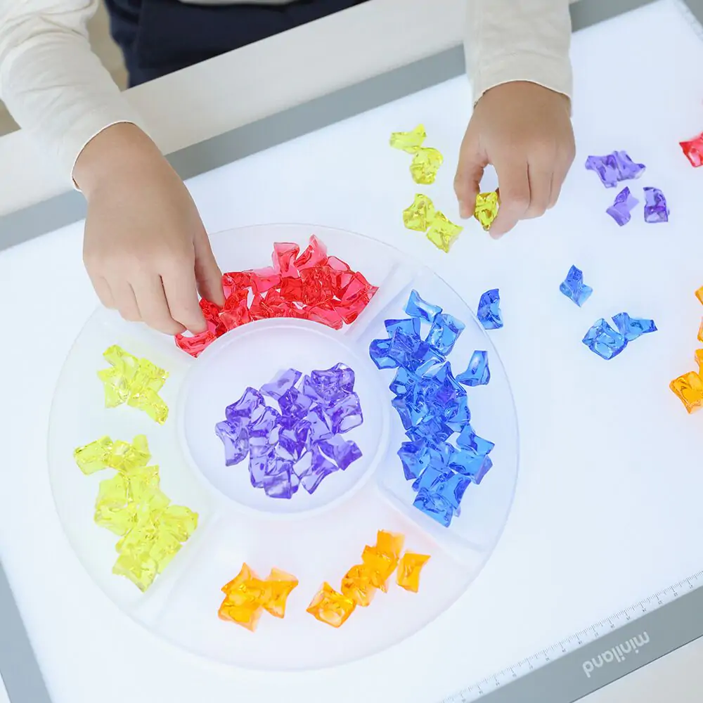 Miniland Set 150 piese translucide pentru numarare si sortare [3]