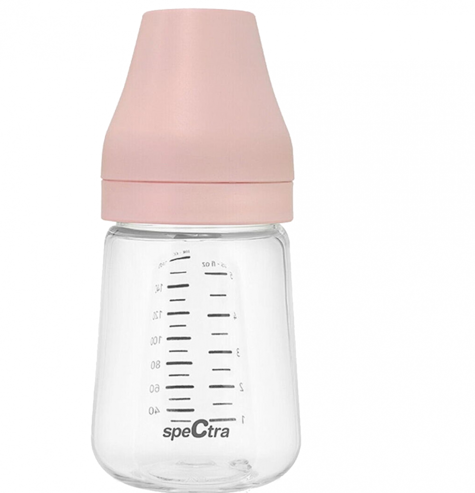 Set-2-biberoane-PA-anticolici-premium-cu-tetina-S,-roz-(160-ml)-SPECTRA [1]