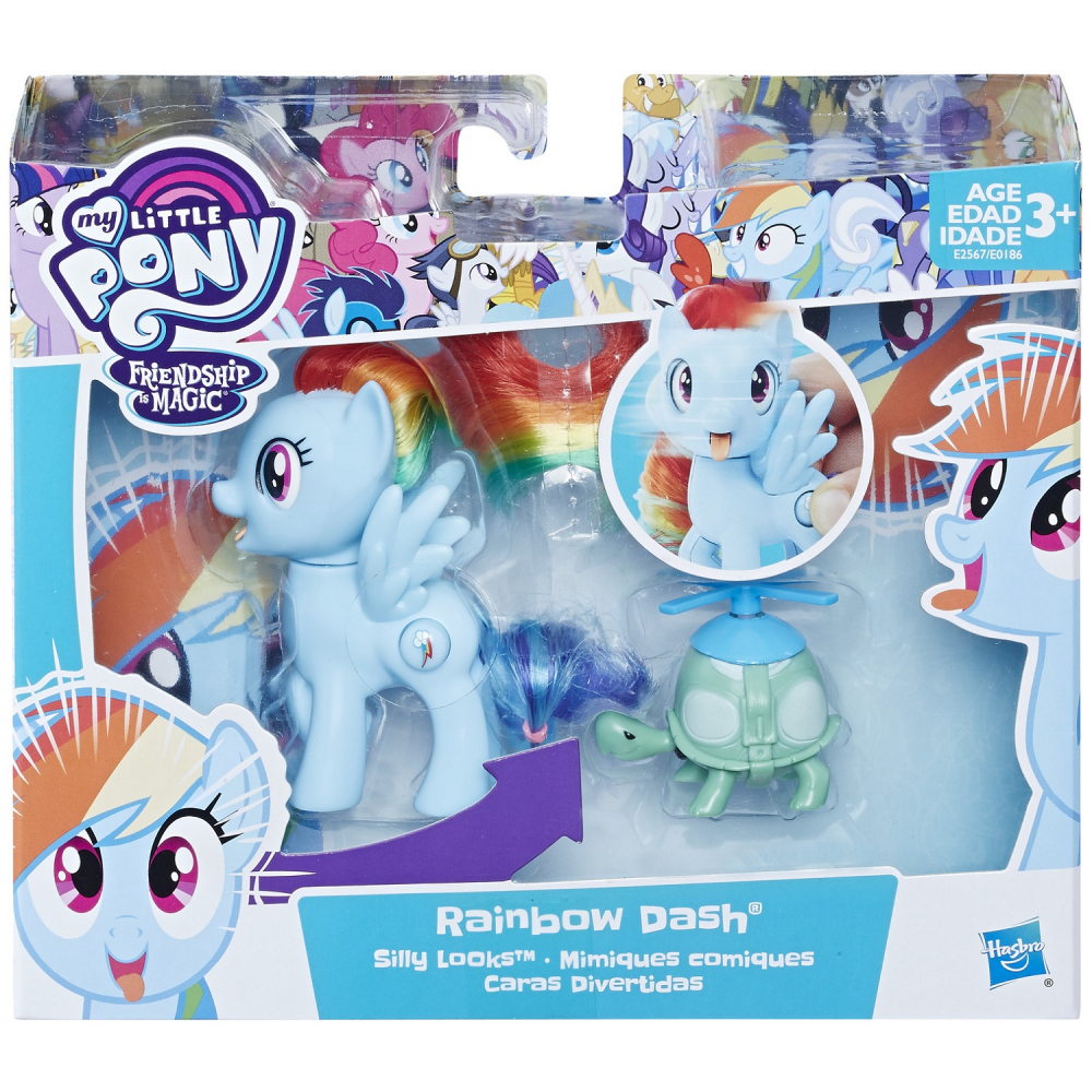 Set 2 figurine Rainbow Dash Silly Looks, 4 / 8 cm, My Little Pony [1]