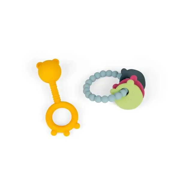 BIGJIGS Toys-Set 2 jucarii dentitie - Ursulet [4]