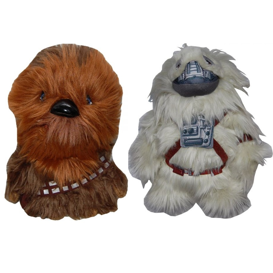 Set 2 jucarii din plus Chewbacca, 21 cm si Moroff, 27 cm, Star Wars [1]