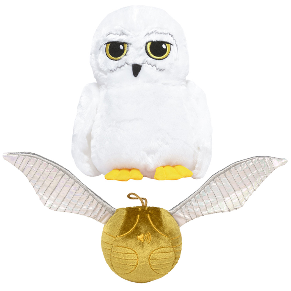 Set 2 jucarii din plus Hedwig 15 cm si Snitch cu sunete 8/25 cm, Harry Potter [1]