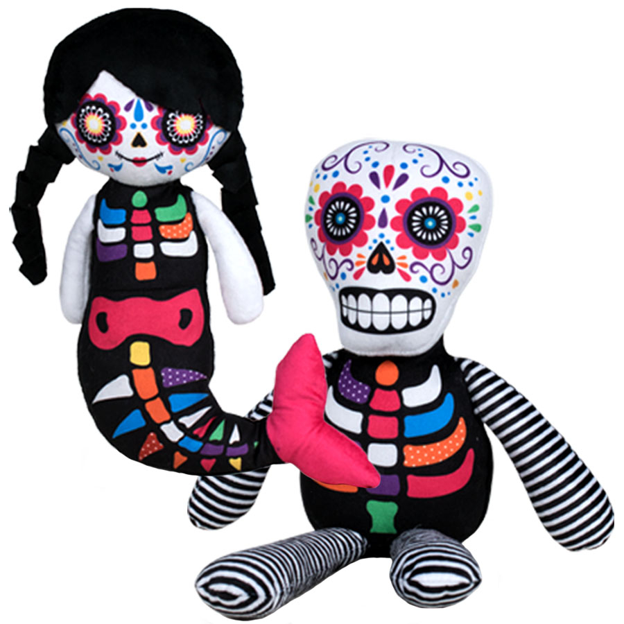 Play by Play-Set 2 jucarii din plus Mermaid 32 cm & Boy 26 cm, Katrina Gang [1]