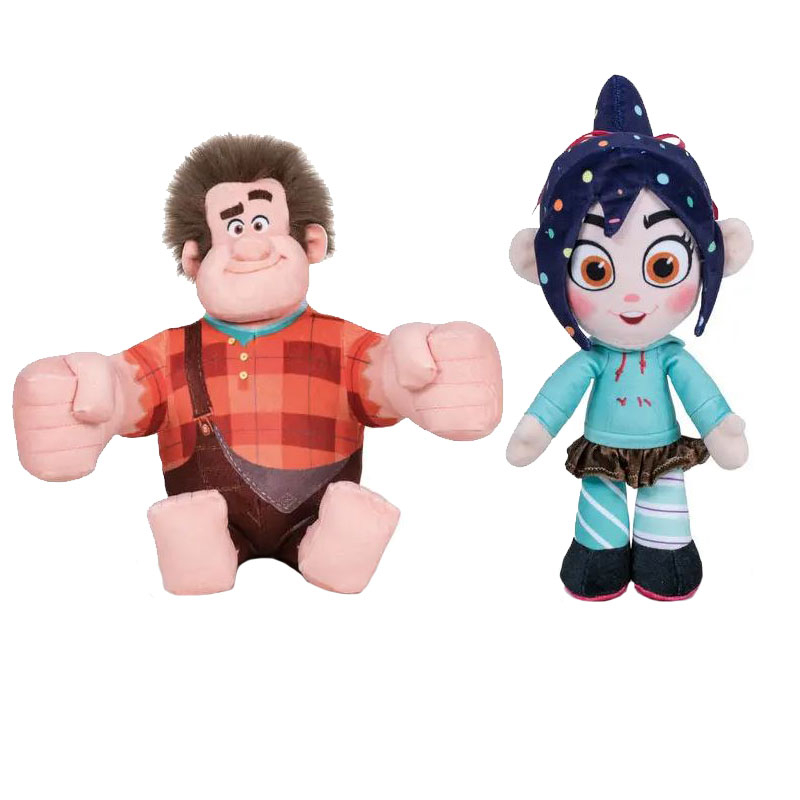 Set 2 jucarii din plus Ralph 25 cm si Vanellope 30 cm [1]