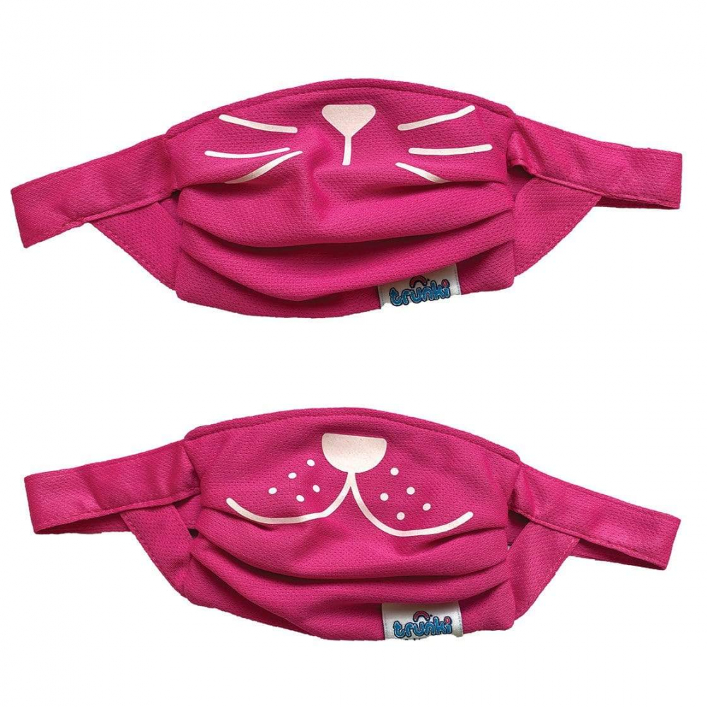 Trunki-Set 2 masti faciale reutilizabile (acoperitoare fata), Trunki, Roz [1]