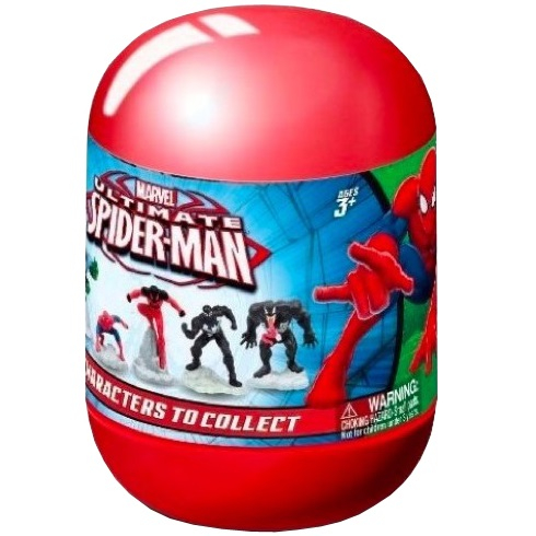 Set 2 mini- figurine surpriza in capsula de plastic, Spiderman [4]