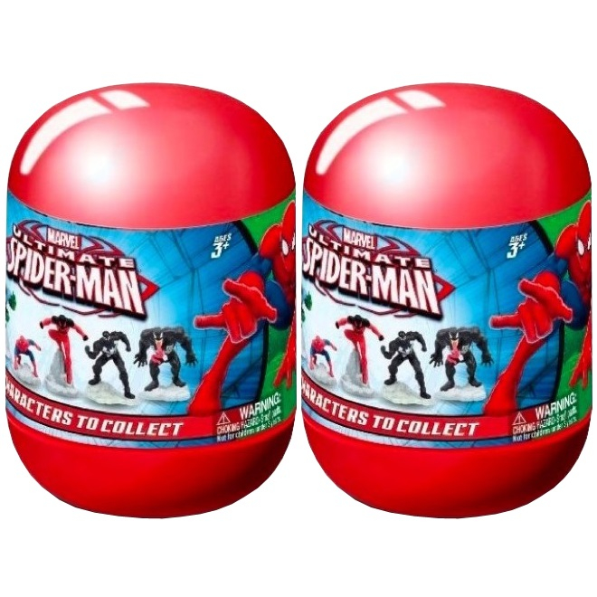 Set 2 mini- figurine surpriza in capsula de plastic, Spiderman [1]