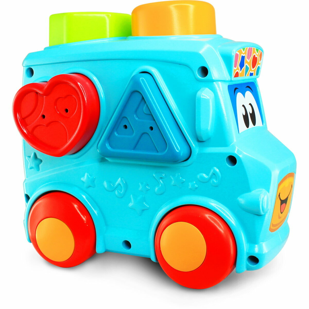 Set 3 in 1 - Autobuz cu sortator, cilindru & turnulet cu bile [2]