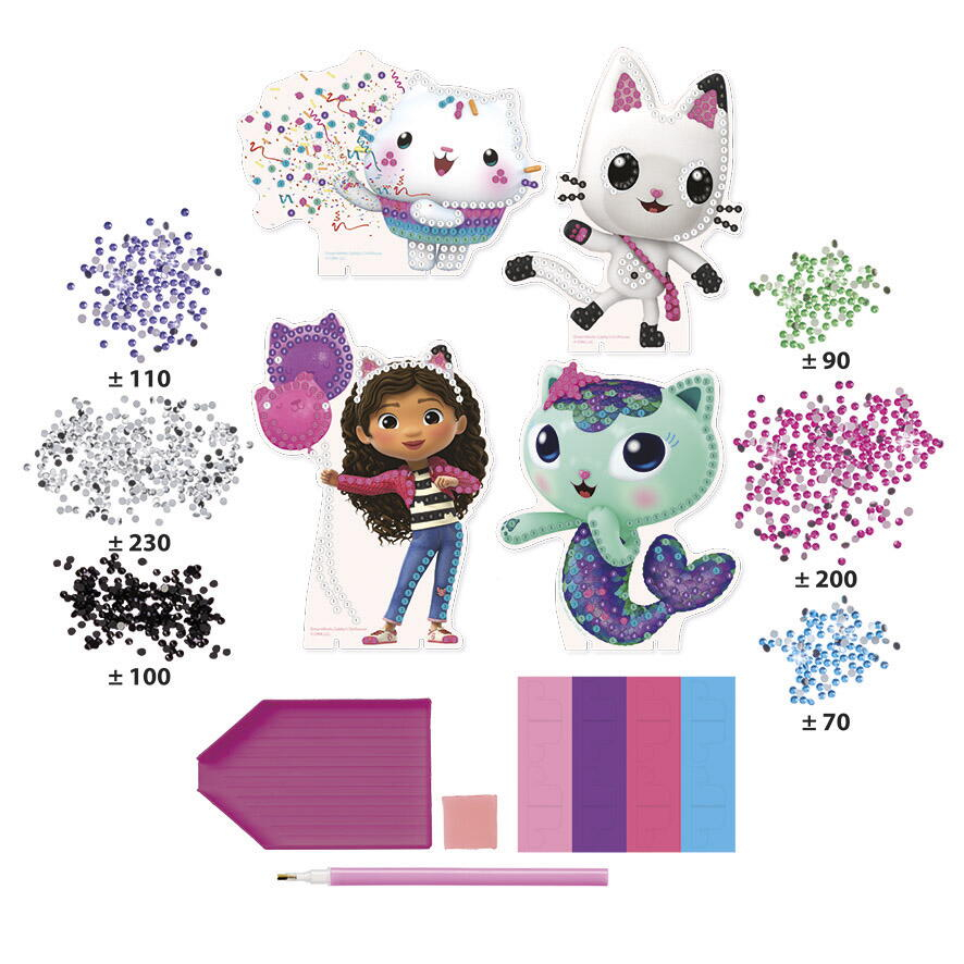 Set-3-in-1-Gabby's-Dollhouse-Bratari,-carioci-de-suflat-pictura-cu-diamante-Totum [10]