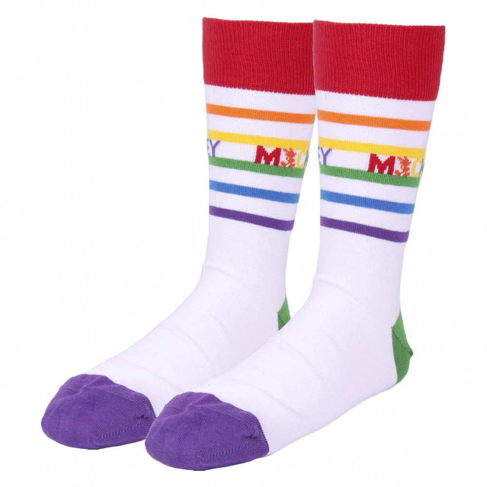 Cerda-Set 3 perechi sosete Mickey Mouse Rainbow, 35-41 [2]