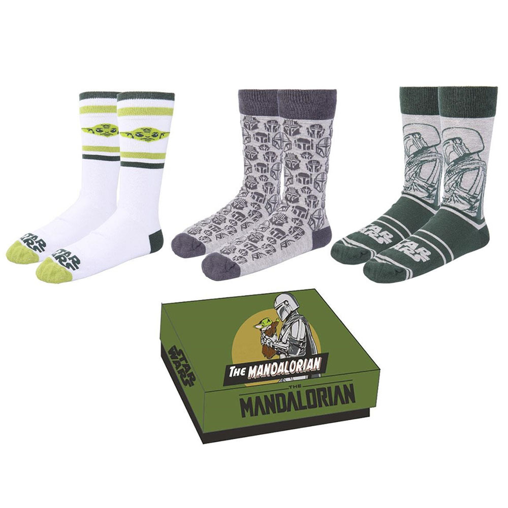 Cerda-Set 3 perechi sosete Star Wars Mandalorian 36-41 [1]