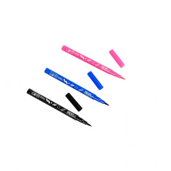 Set 3 tusuri de ochi Poptastic Create It pentru fetite [1]
