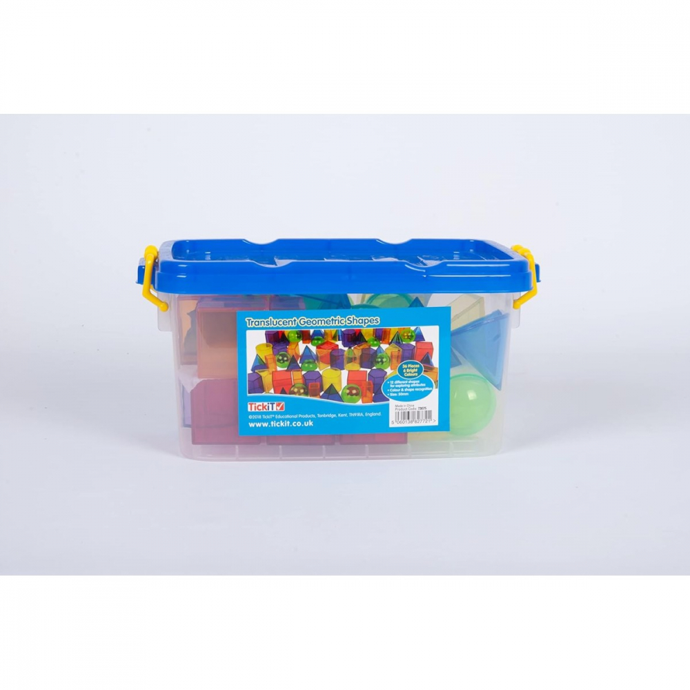 Set 36 corpuri geometrice translucide pentru tablete si mese luminoase [4]