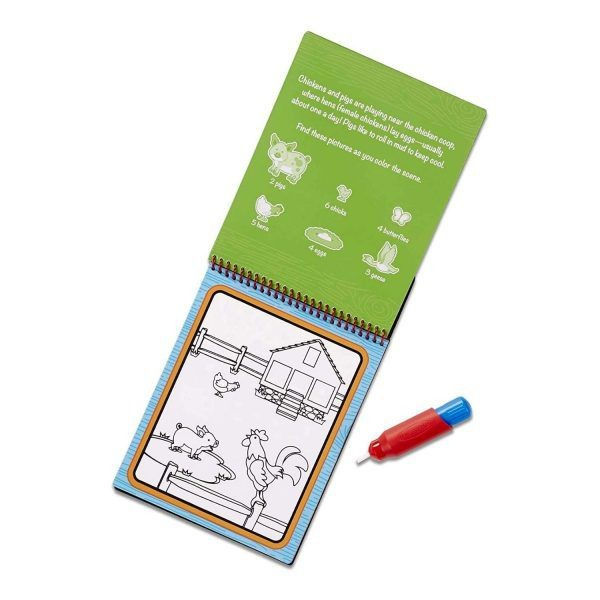 Melissa & Doug Set 4 Carnete de colorat Apa Magica [4]