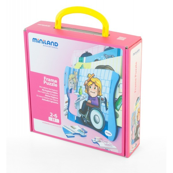Miniland Set 4 puzzle Igiena [3]